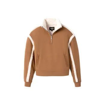 UGG Lydi Bonded Fleece Half-Zip Sweatshirt