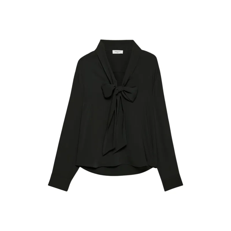 ARITZIA Babaton Hestia Blouse Shirt Women's BLACK/Black-0