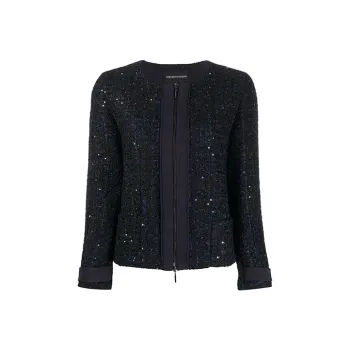 EMPORIO ARMANI Jackets Women's Blue