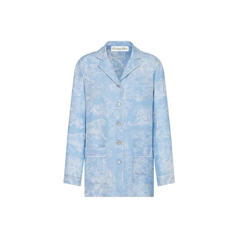 DIOR Shirts Women's Blue-0