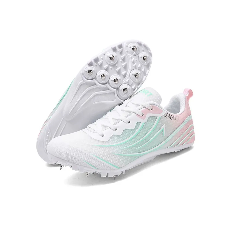 IMAU Slip Resistant And Breathable Functionality Track And Field Shoes Women's Low Top-4
