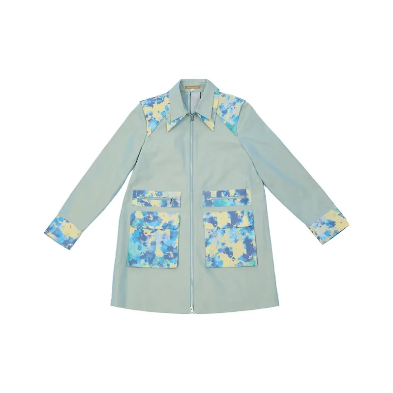 D. MARTINA QUEEN Jackets Women's Peacock Blue-0