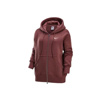 Nike Sportswear Phoenix FleeceSwoosh Sweatshirt Women's Red Brown/Sail White