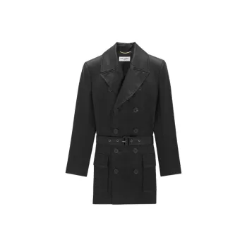 SAINT LAURENT Saharienne Double breasted Blazer