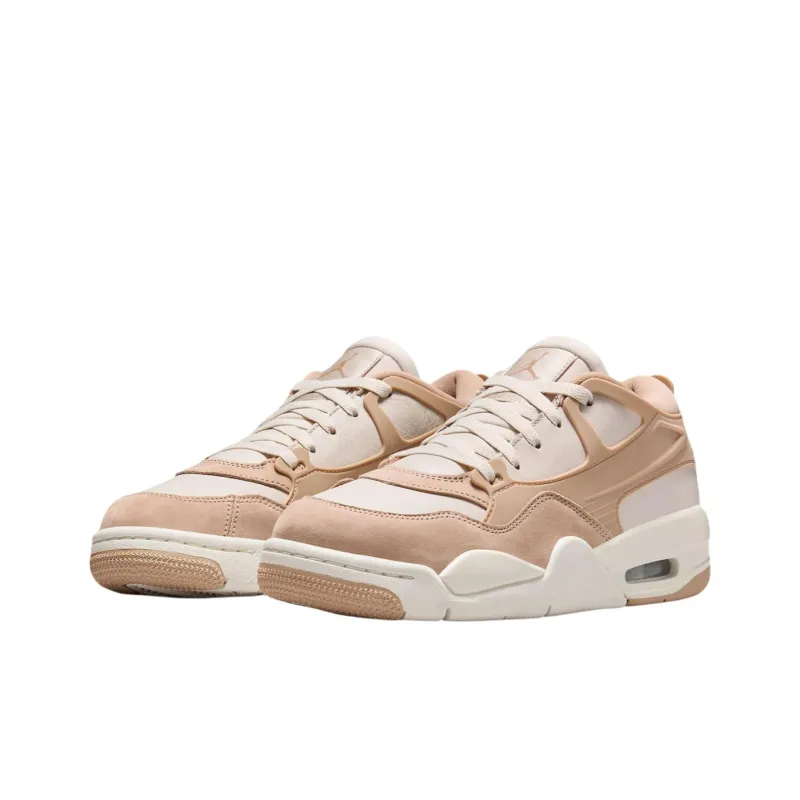 Jordan Air Jordan 4 Anti Slip Wear Resistant Low Top Vintage Basketball Shoes Women's Brown-2