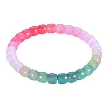 TAOHUAZHAOZHAO Agate Jade Bracelets Women's