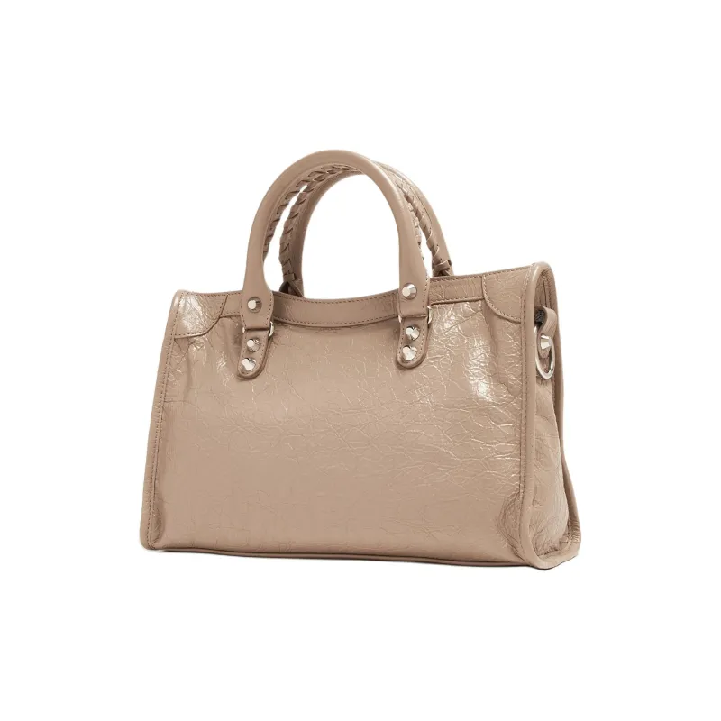 Balenciaga Le City Sheepskin Shoulder Bag, Crossbody Bag, Handbag Small Size Women's Rose Gold-1