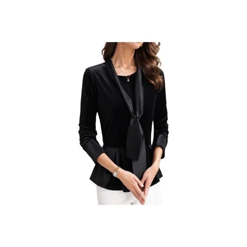 Mapping T Shirts Women's Black