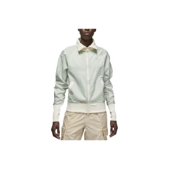 JORDAN Women'ss Bephies Beauty Supply Track Jacket Dusty Sage/Pale Ivory