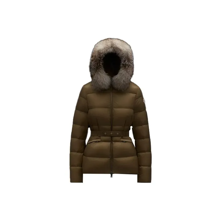 Moncler Down Jacket Women's Natural Camel-0