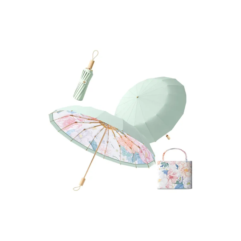 Imono Tall Wind Resistant Sunny And Rainy Dual Use Umbrella-12
