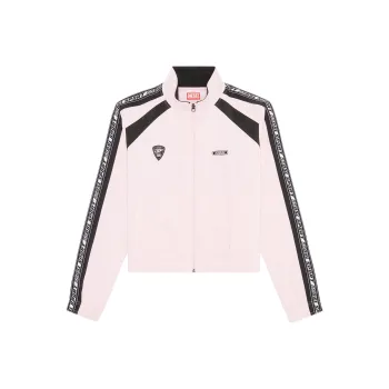 DIESEL Jackets Coats Women's Pink White