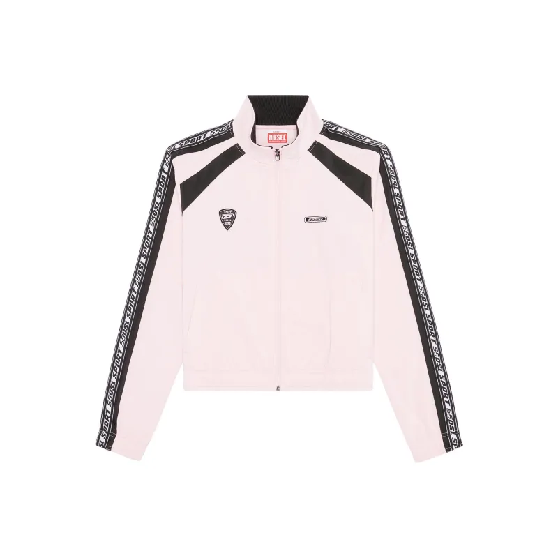 DIESEL Jackets Coats Women's Pink White-0
