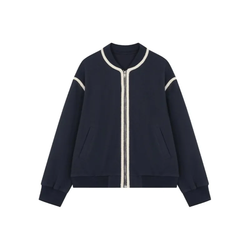 IHIMI Jackets & Coats Women's Navy Blue-0