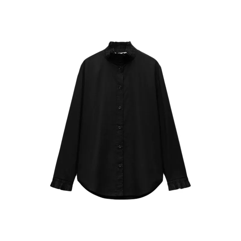 ZARA ZW Series Shirt Women's Black-0