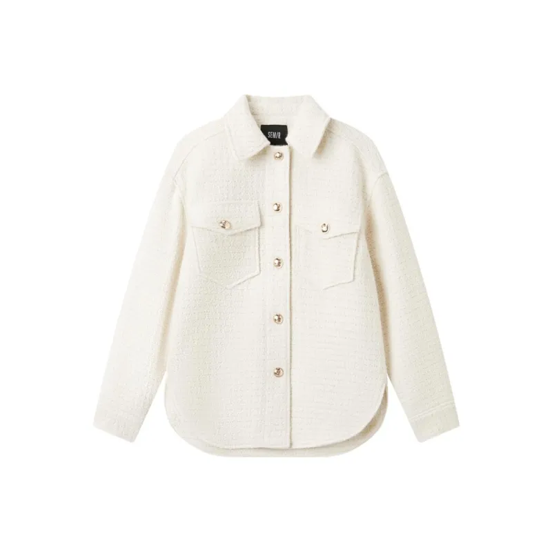 SEM/R Jackets & Coats Women's White Tone-0