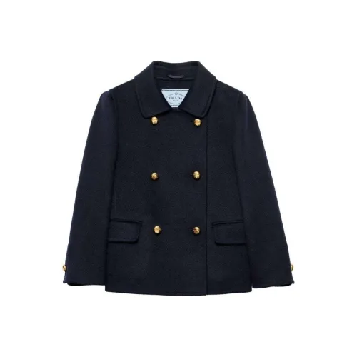 PRADA Double Breasted Long Sleeved Jacket
