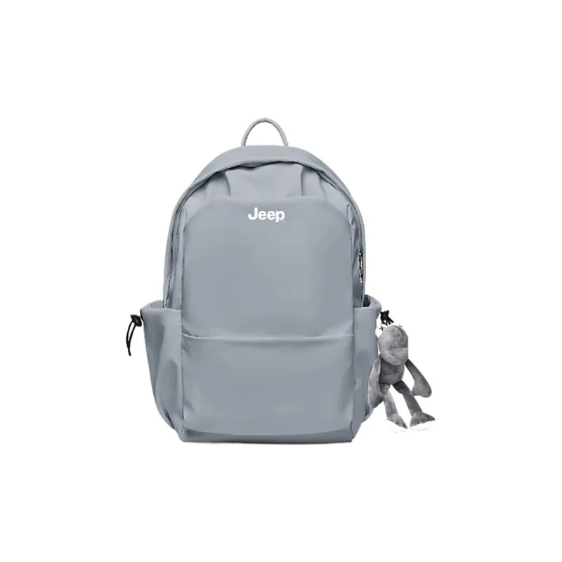Jeep Nylon Backpack Regular Unisex Black/Blue/Green/Ecru-2