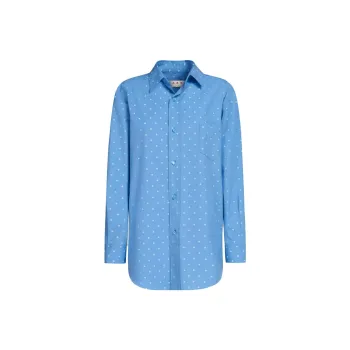 MARNI Polka Dot Printed Poplin Shirt