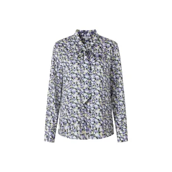 JZ. ANNAKRO Shirts Women's Pattern Light Purple