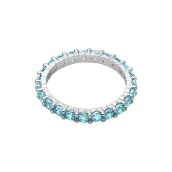 Swarovski Cubic Zirconia Rings Unisex Blue
