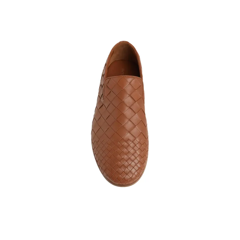 Bottega Veneta Sunday Men's Casual Shoes Men's Caramel-3