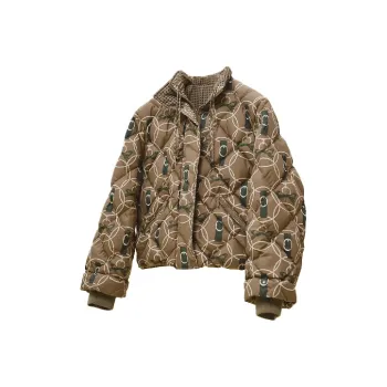 HERMES FW22 Down Jacket Women's Khaki