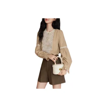 MISHOW Shirt Women's Vintage Yellow