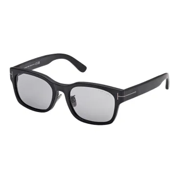 TF Plate Frame Square Sunglasses Unisex Black