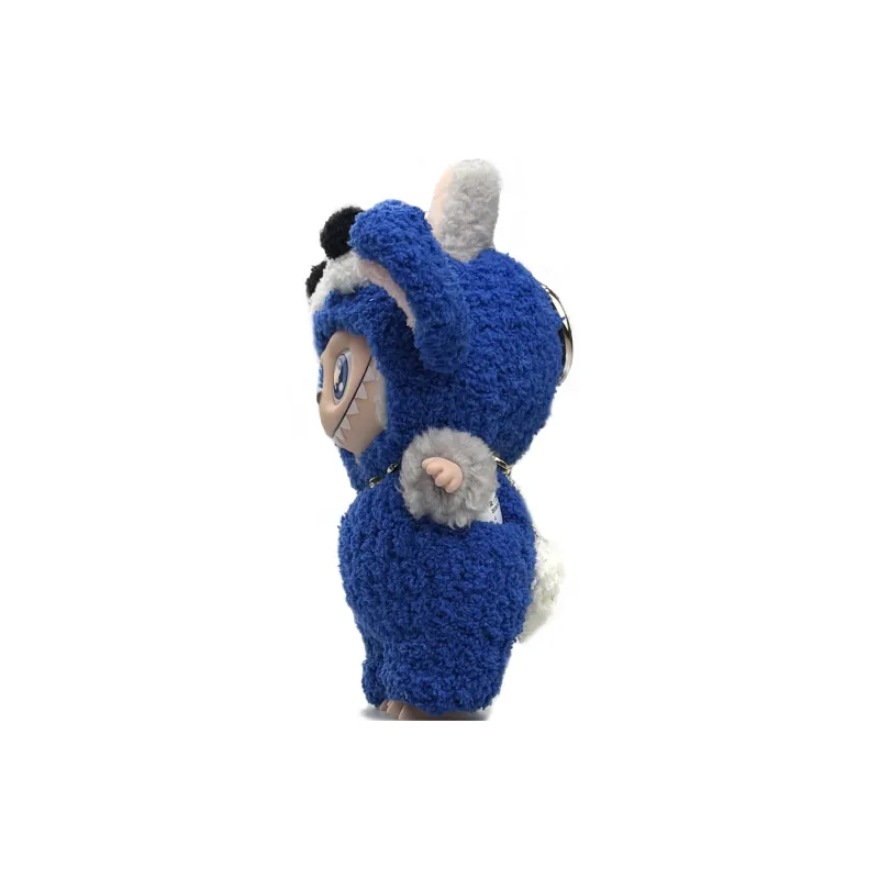 [Modified Doll] POP MART LABUBU THE MONSTERS TCO Big Ear Bean, Cute, Heartbeat Macaron Vinyl Face Hang Tag Box 17cm-1