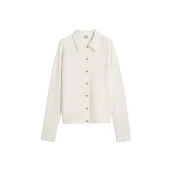 TOTEME Long Sleeved Buttoned Knitted Cardigan