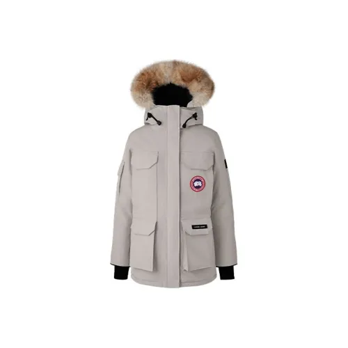 Canada Goose Expedition Series Down Jacket Asia Version, Winter Women's Lime Gray