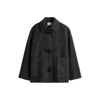 H&M Jackets Coats Women's Mixed Dark Gray