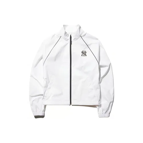 MLB SS24 New York Yankees Jackets Coats Women's Ivory