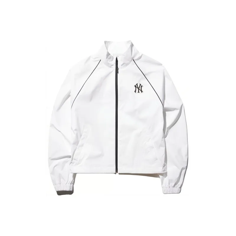 MLB SS24 New York Yankees Jackets Coats Women's Ivory-0