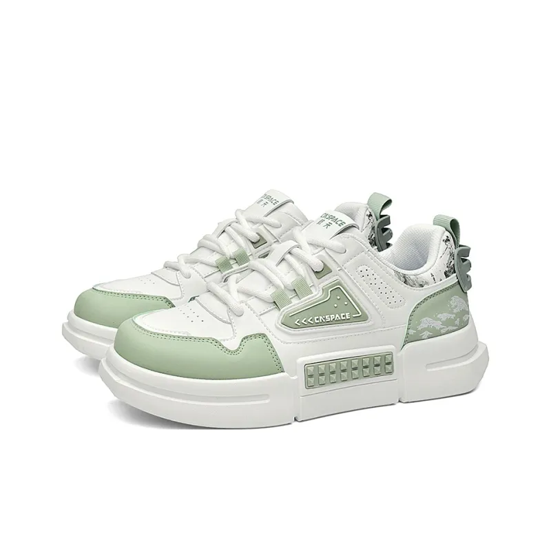 China Aerospace Skateboard Shoes Men Low Top Burgundy/Apple Green-7