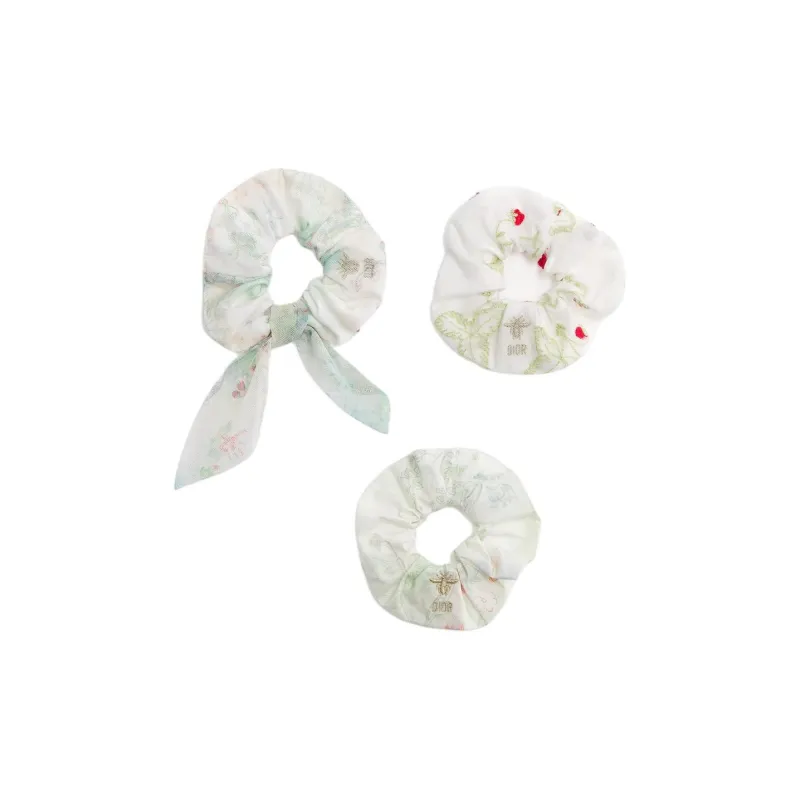 DIOR Polyamide, Cotton, Polyester, Sheer, Cotton Poplin Hair Ties Kids' White-0