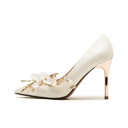 KATHRYN WILSON Slim Heel High Heels 6.5cm Women's White