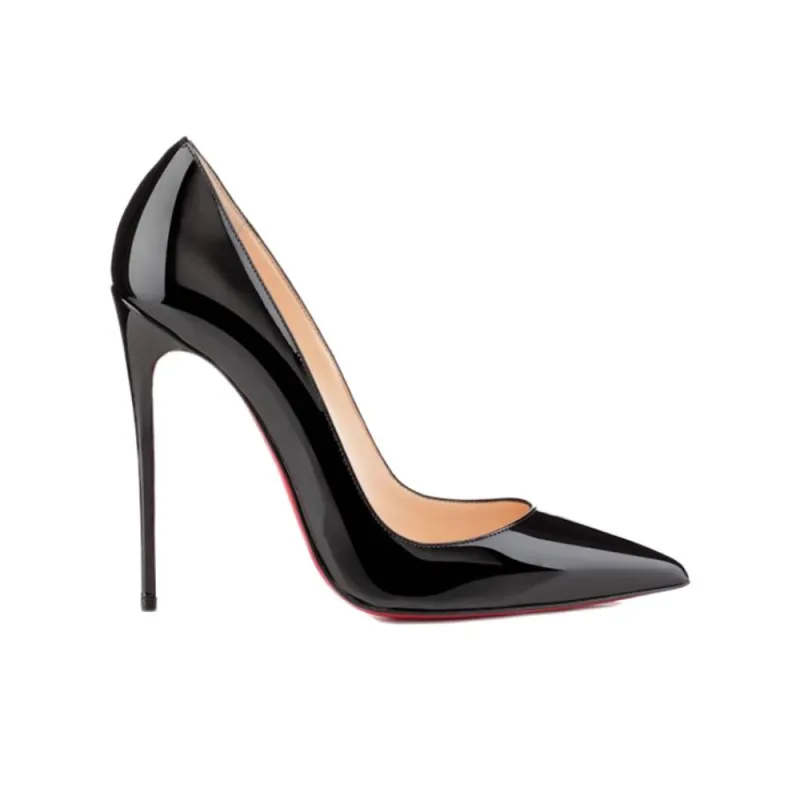 Christian Louboutin So Kate 120mm Pump Black Patent Leather Women's-1