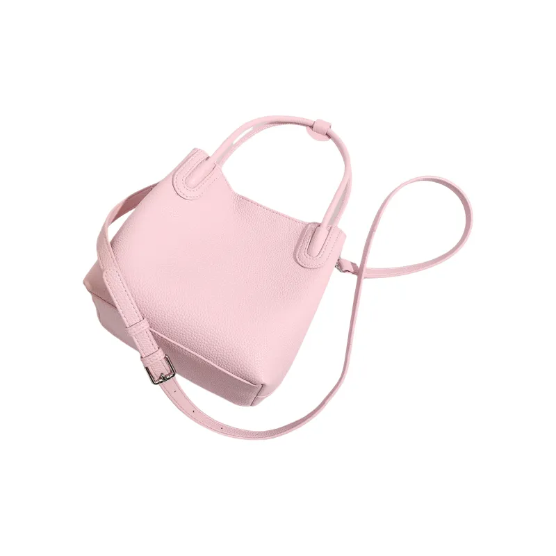 OCTSUI Synthetic Leather Tote Crossbody Handbag Regular Women's Pink-6