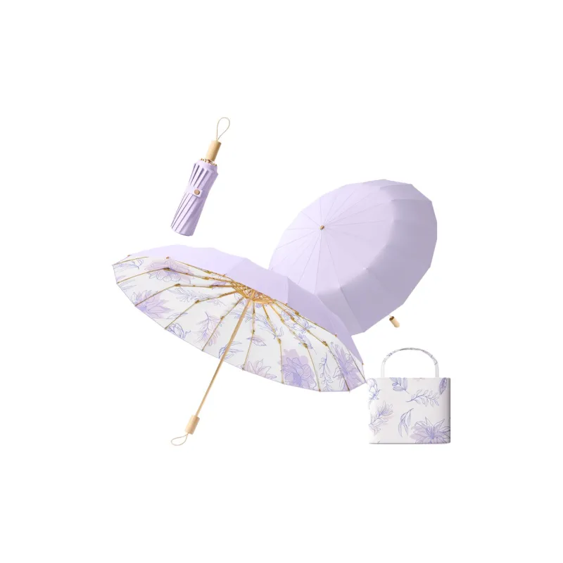 Imono Tall Wind Resistant Sunny And Rainy Dual Use Umbrella-3