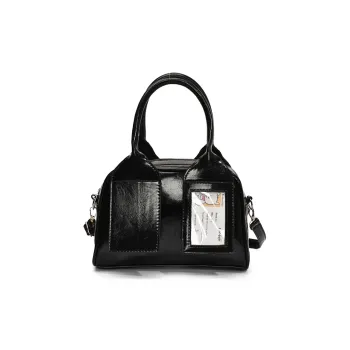 Yalu PU Shoulder Bag, Crossbody Bag, Handbag Women's Black/White/Pink/Blue/Silver