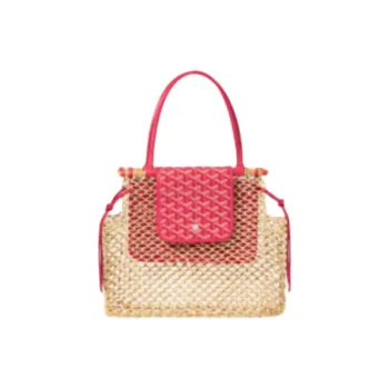 GOYARD Aligre Canvas One Shoulder Handbag Women's Rose Pink