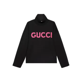 GUCCI 10's Logo embroidered Sweater