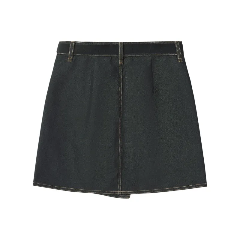 FILA FUSION WORKWEARFILA FUSION X SS25 Casual Short Skirts Women's Original Denim-1
