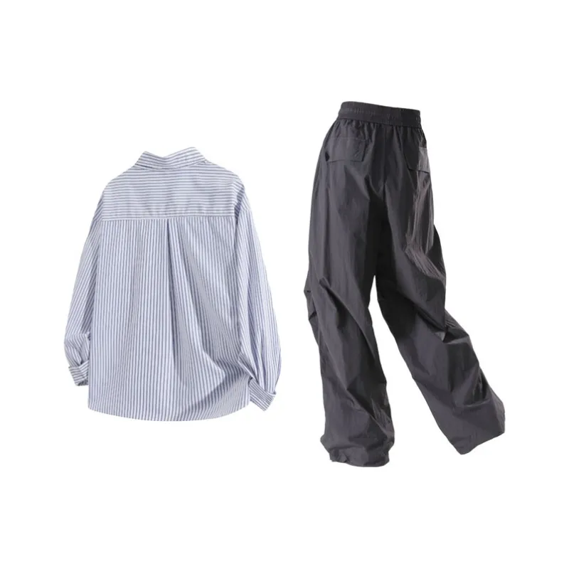 LIVINGTOWN Shirt Matching Set Unisex-1