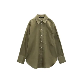 ZARA Shirts Women's Khaki