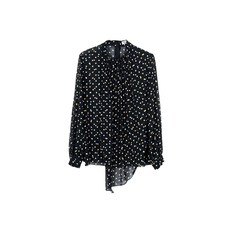 MISSSHINE Shirts Women's Black-0