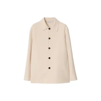 Burberry Single-breasted Wool Jacket