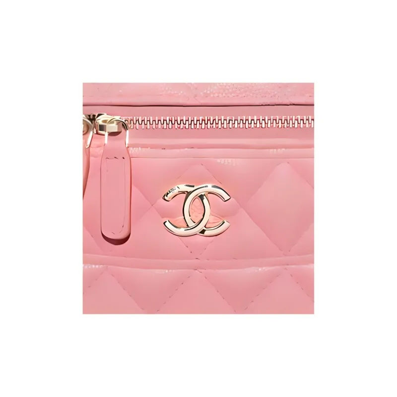 CHANEL Grain Caviar Cow Leather Shoulder Bag, Crossbody Bag, Handbag Women's Light Pink Red-4